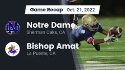 Recap: Notre Dame  vs. Bishop Amat  2022
