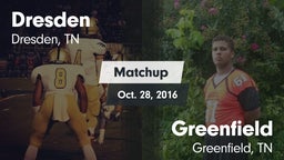Matchup: Dresden vs. Greenfield  2016