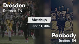Matchup: Dresden vs. Peabody  2016