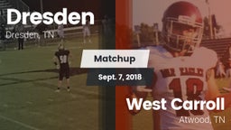 Matchup: Dresden vs. West Carroll  2018