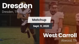 Matchup: Dresden vs. West Carroll  2020