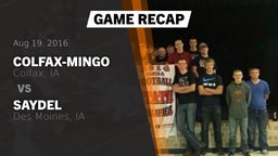 Recap: Colfax-Mingo  vs. Saydel  2016