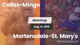 Matchup: Colfax-Mingo vs. Martensdale-St. Mary's  2018