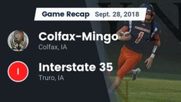 Recap: Colfax-Mingo  vs. Interstate 35  2018