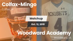 Matchup: Colfax-Mingo vs. Woodward Academy 2018
