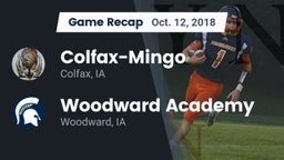 Recap: Colfax-Mingo  vs. Woodward Academy 2018