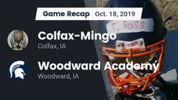 Recap: Colfax-Mingo  vs. Woodward Academy 2019