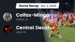 Recap: Colfax-Mingo  vs. Central Decatur  2020