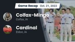 Recap: Colfax-Mingo  vs. Cardinal  2022
