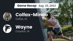 Recap: Colfax-Mingo  vs. Wayne  2023