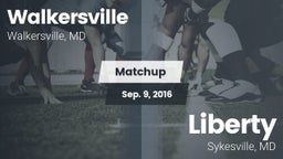 Matchup: Walkersville vs. Liberty  2016