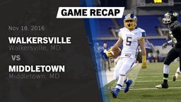 Recap: Walkersville  vs. Middletown  2016