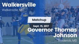 Matchup: Walkersville vs. Governor Thomas Johnson  2017