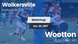 Matchup: Walkersville vs. Wootton  2017