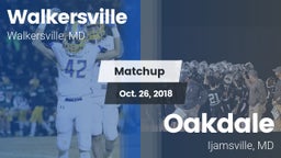 Matchup: Walkersville vs. Oakdale  2018