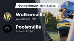 Recap: Walkersville  vs. Poolesville  2023