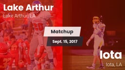 Matchup: Lake Arthur vs. Iota  2017