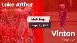 Matchup: Lake Arthur vs. Vinton  2017