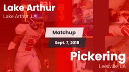 Matchup: Lake Arthur vs. Pickering  2018