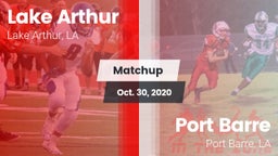 Matchup: Lake Arthur vs. Port Barre  2020