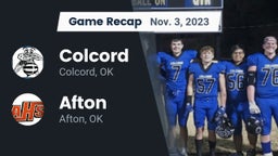 Recap: Colcord  vs. Afton  2023