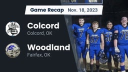 Recap: Colcord  vs. Woodland  2023