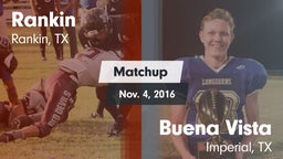 Matchup: Rankin vs. Buena Vista  2016