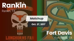 Matchup: Rankin vs. Fort Davis  2017
