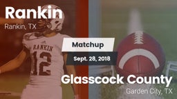 Matchup: Rankin vs. Glasscock County  2018