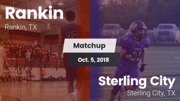 Matchup: Rankin vs. Sterling City  2018