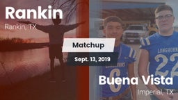 Matchup: Rankin vs. Buena Vista  2019