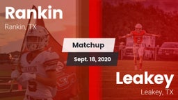 Matchup: Rankin vs. Leakey  2020