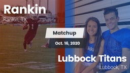 Matchup: Rankin vs. Lubbock Titans 2020