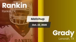 Matchup: Rankin vs. Grady  2020