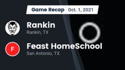 Recap: Rankin  vs. Feast HomeSchool  2021