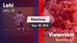 Matchup: Lehi vs. Viewmont  2016