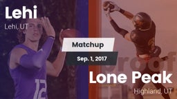 Matchup: Lehi vs. Lone Peak  2017