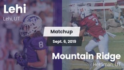 Matchup: Lehi vs. Mountain Ridge  2019