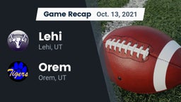 Recap: Lehi  vs. Orem  2021