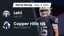 Recap: Lehi  vs. Copper Hills HS 2022