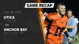 Recap: Utica  vs. Anchor Bay  2016