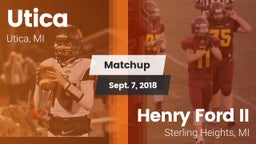 Matchup: Utica vs. Henry Ford II  2018