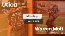 Matchup: Utica vs. Warren Mott  2018