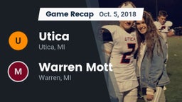 Recap: Utica  vs. Warren Mott  2018