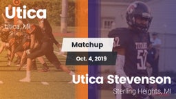 Matchup: Utica vs. Utica Stevenson  2019