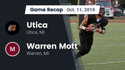 Recap: Utica  vs. Warren Mott  2019