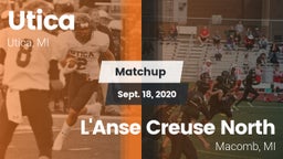 Matchup: Utica vs. L'Anse Creuse North  2020