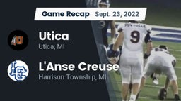 Recap: Utica  vs. L'Anse Creuse  2022