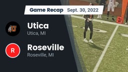 Recap: Utica  vs. Roseville  2022