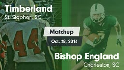 Matchup: Timberland vs. Bishop England  2016